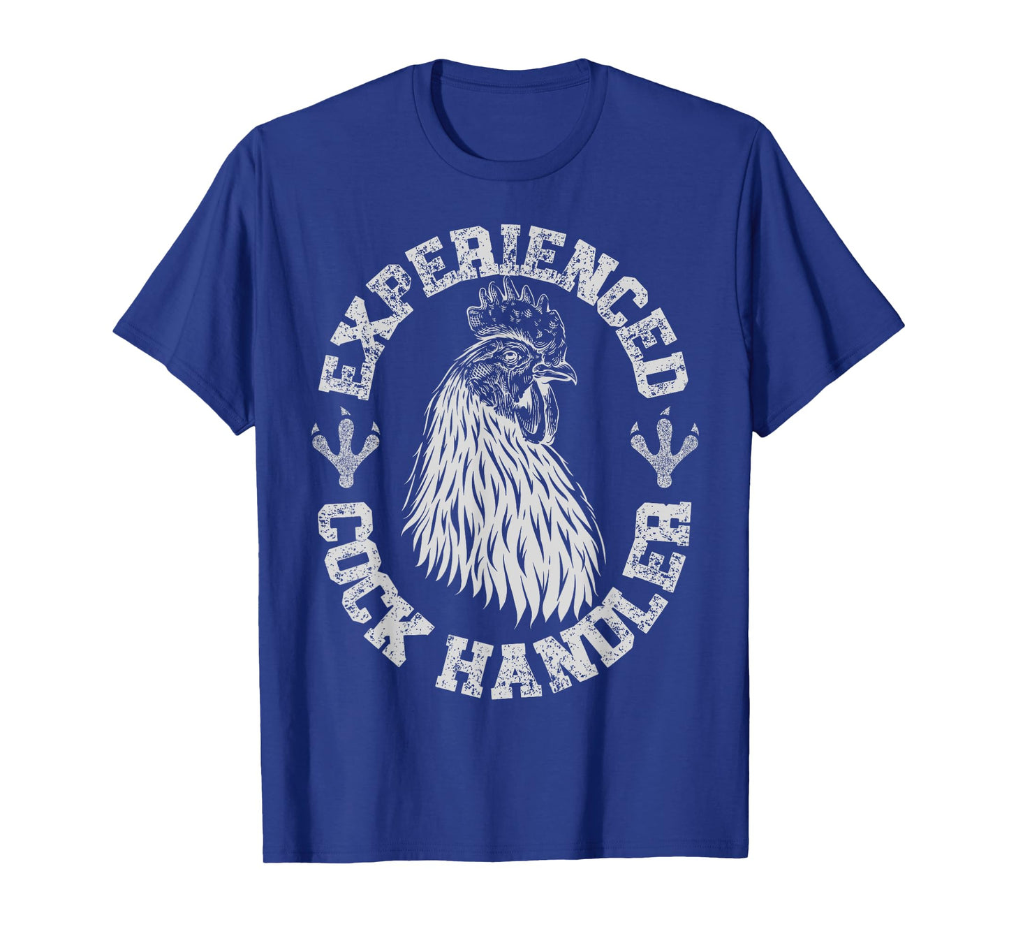 Vintage Experienced Cock Handler Funny Chicken Farmer Humor T-Shirt