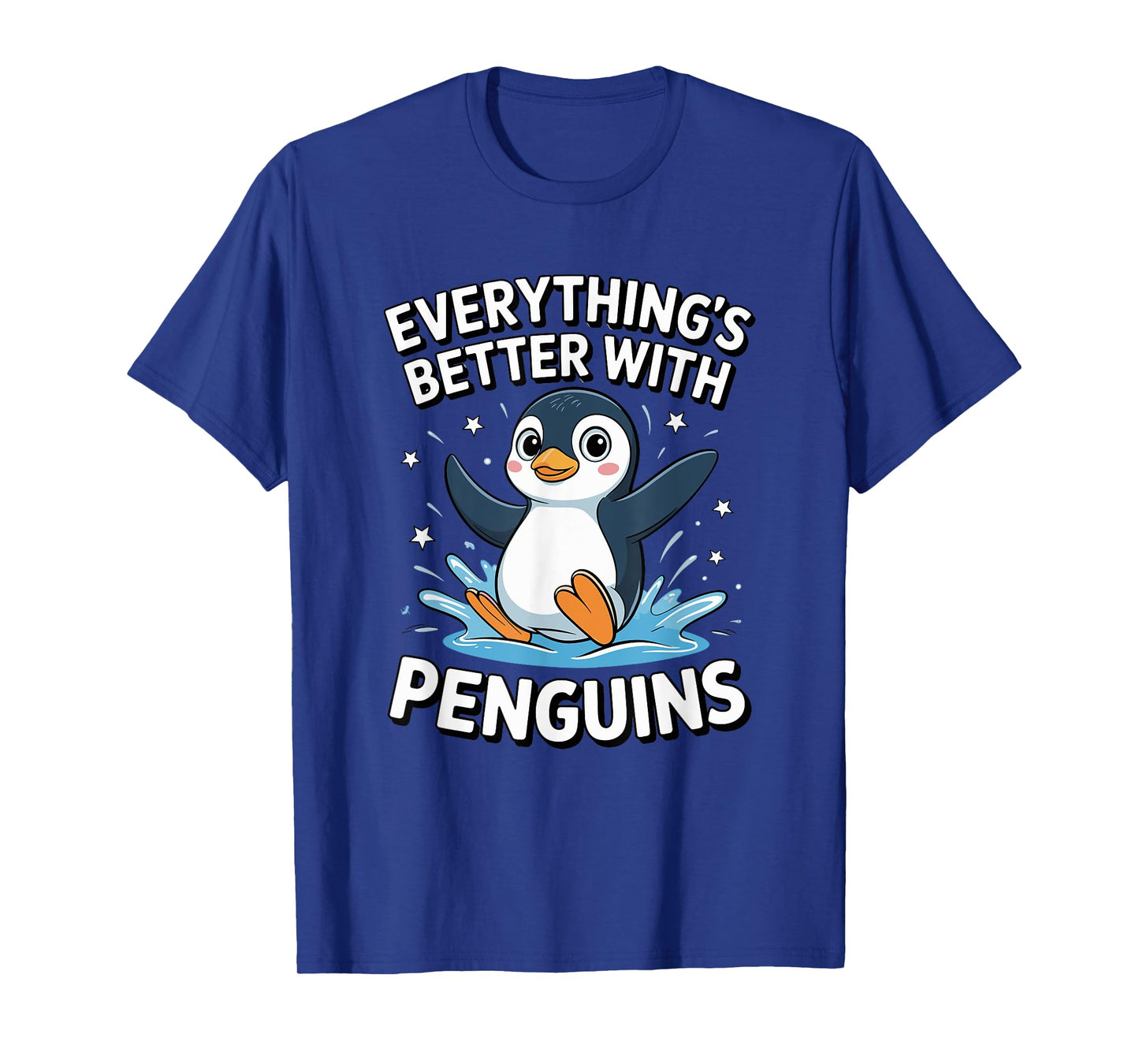 Cute Penguin Lover Adults or Kids Boys Girls Penguins T-Shirt