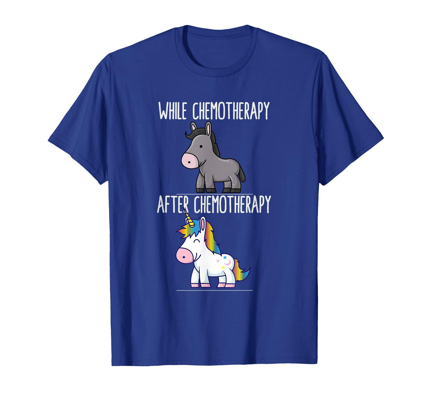 Battle Cancer Survivor Chemotherapy Unicorn Chemo Warrior T-Shirt