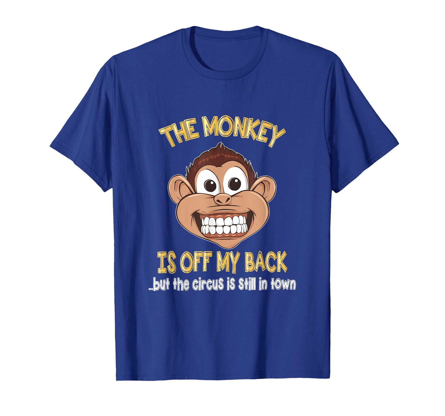 AA Recovery T-Shirt The Monkey Is Off My Back T-Shirt