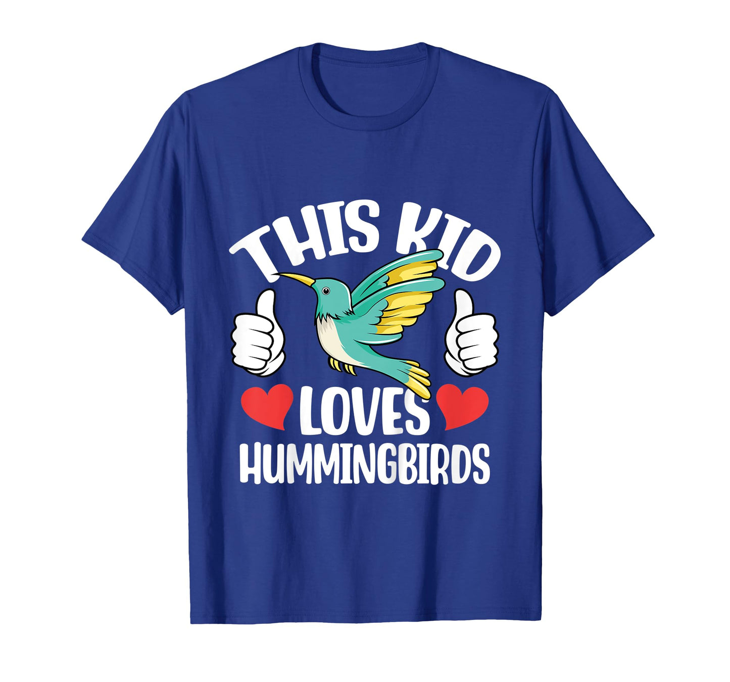Kids This Kid Loves Hummingbird Lover Toddlers Boys Girls Graphic T-Shirt