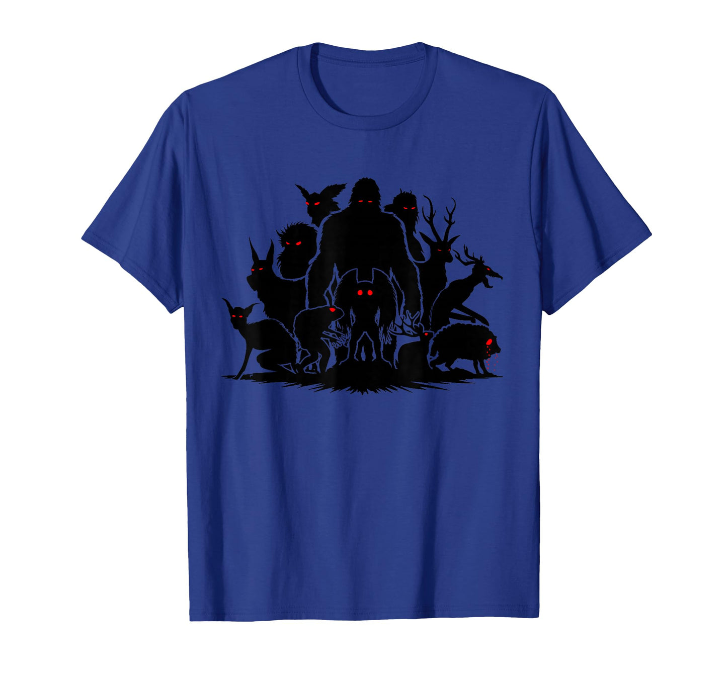 Funny Cryptid Monsters Bigfoot Mothman Wendigo Cryptozoology T-Shirt