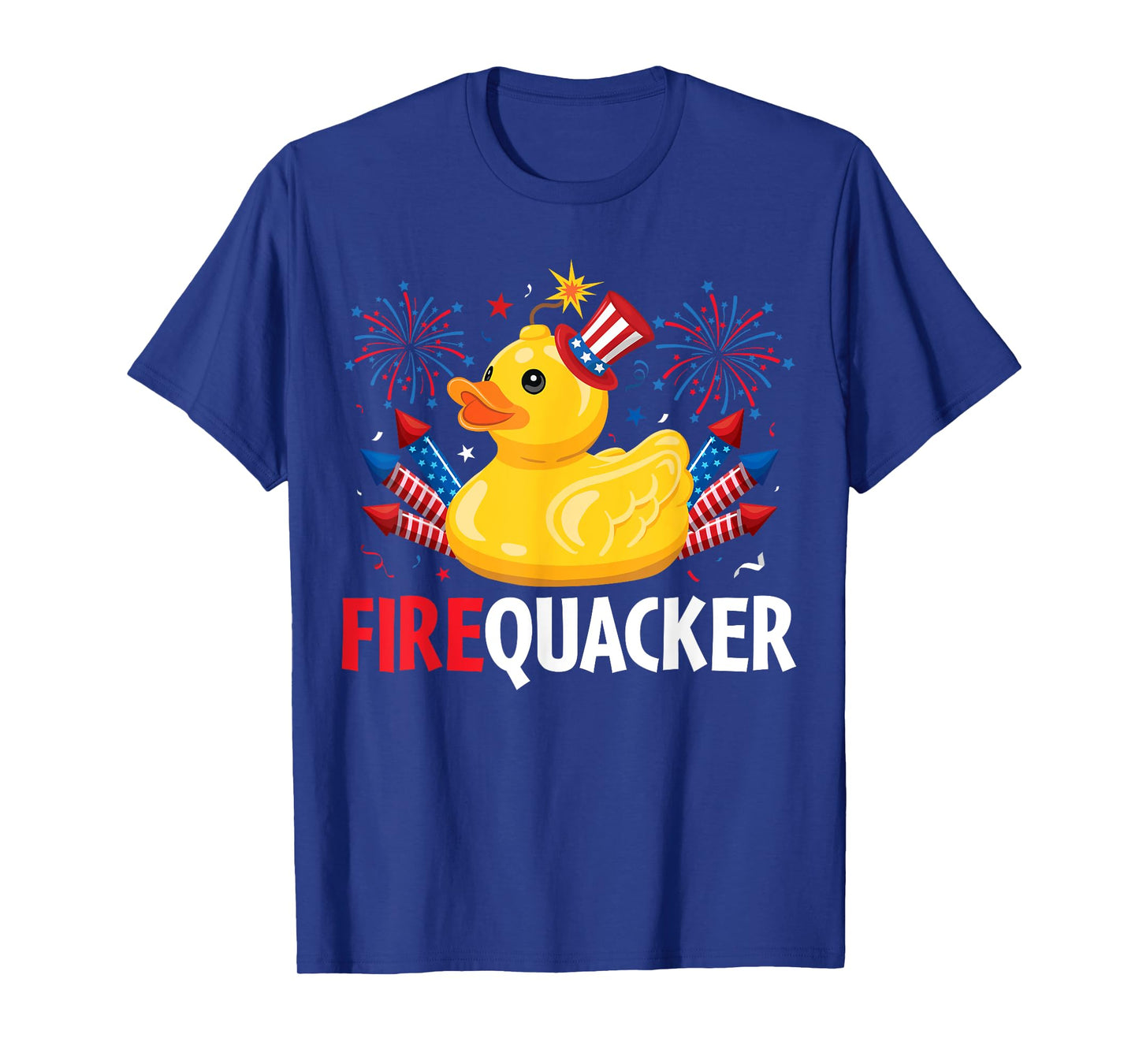 Funny Firecracker Duck 4th of July T-Shirt