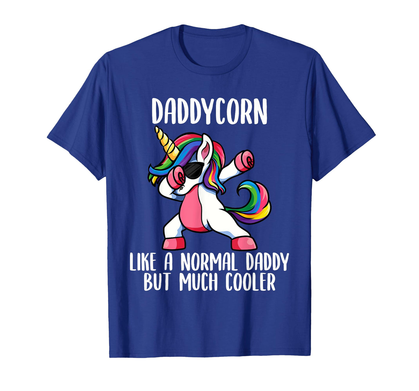 Unicorn Daddy Girl Birthday Party Apparel, DaddyCorn Cute T-Shirt