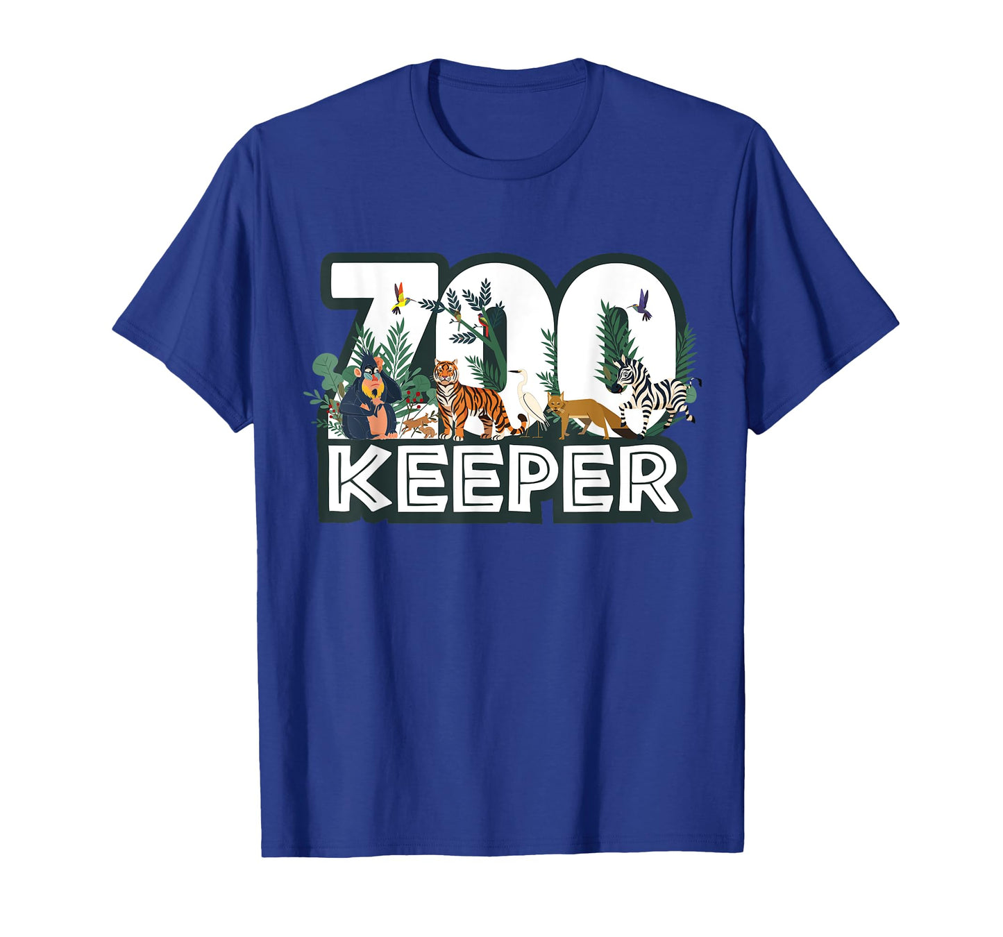 Zookeeper Wild woods jungle Tropical Forest Animals Theme T-Shirt