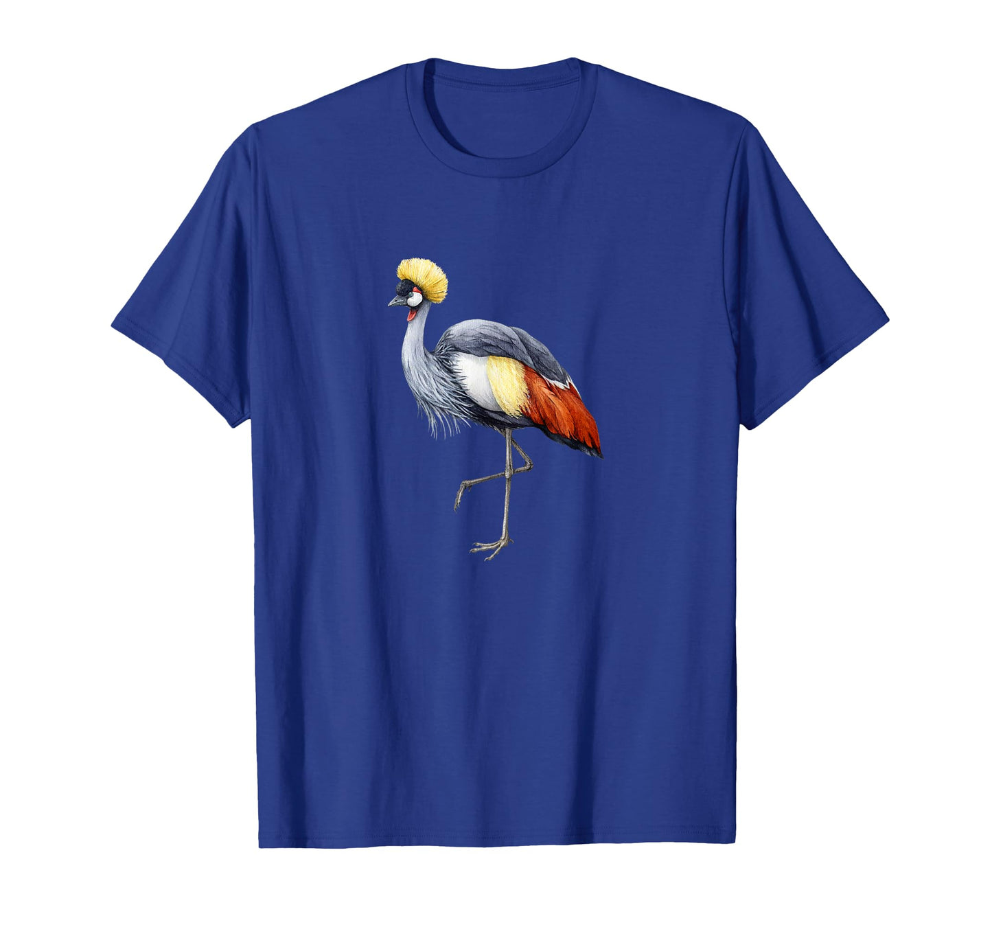 Grey Crowned Crane Tshirt African Crowned Crane T-Shirt