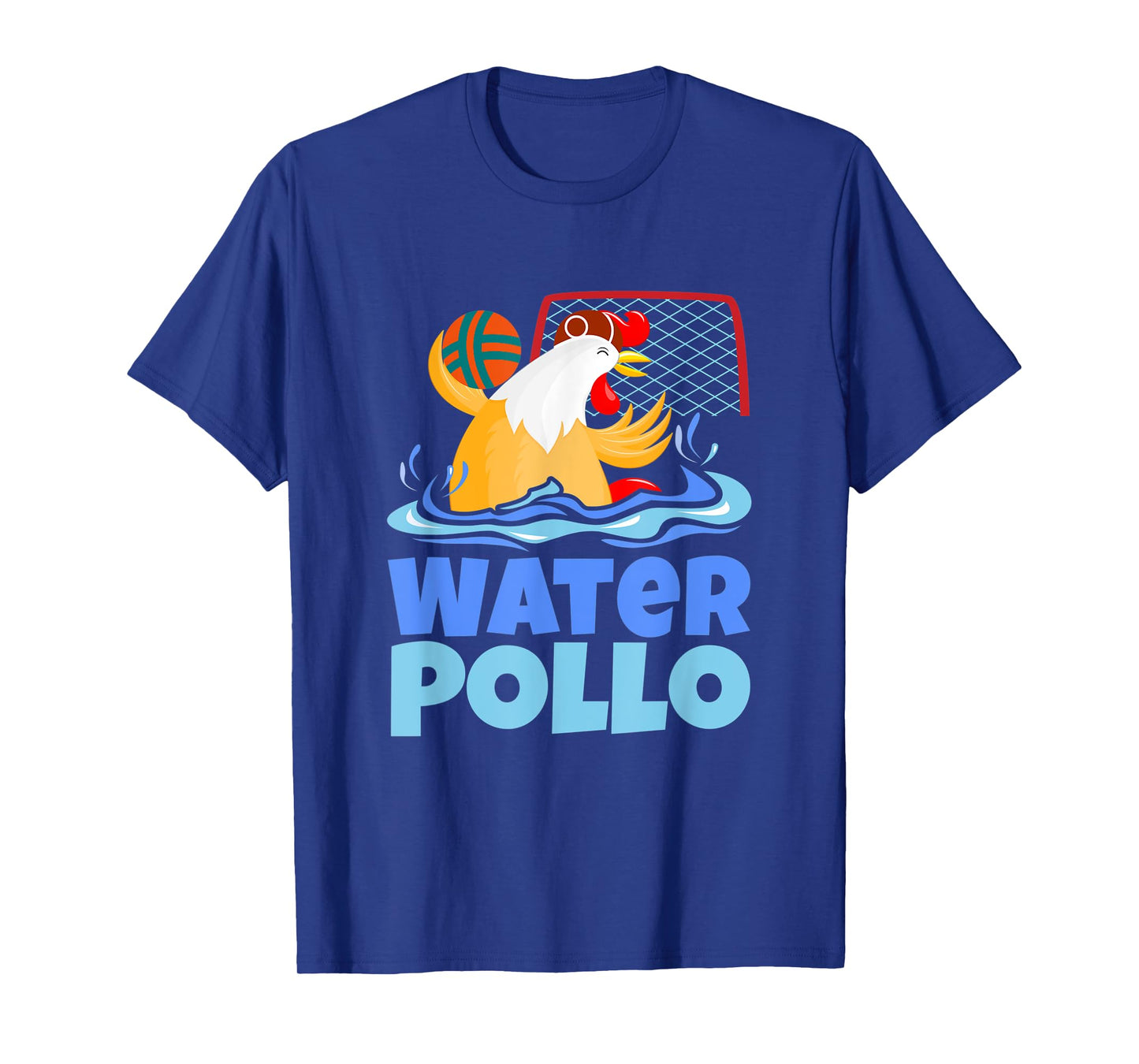 Funny Water Polo Humor, Water Pollo Chicken Pun T-Shirt