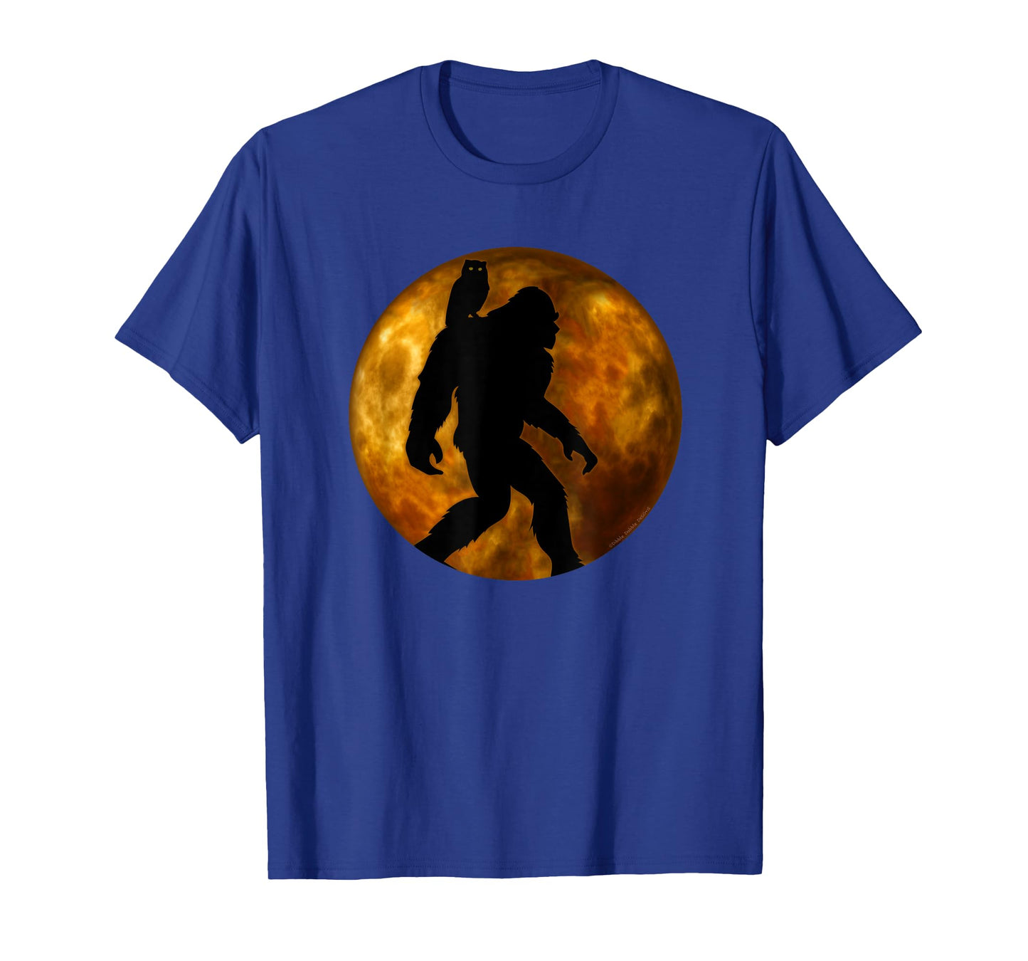 Cool Bigfoot Lovers Design with Full Moon - Bigfoot T-Shirt