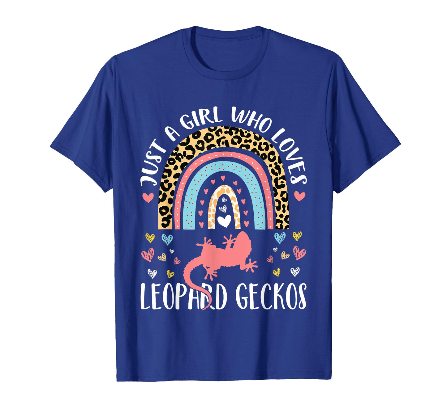 I'm Just A Girl Who Loves Leopard Geckos Lovers Heart Funny T-Shirt