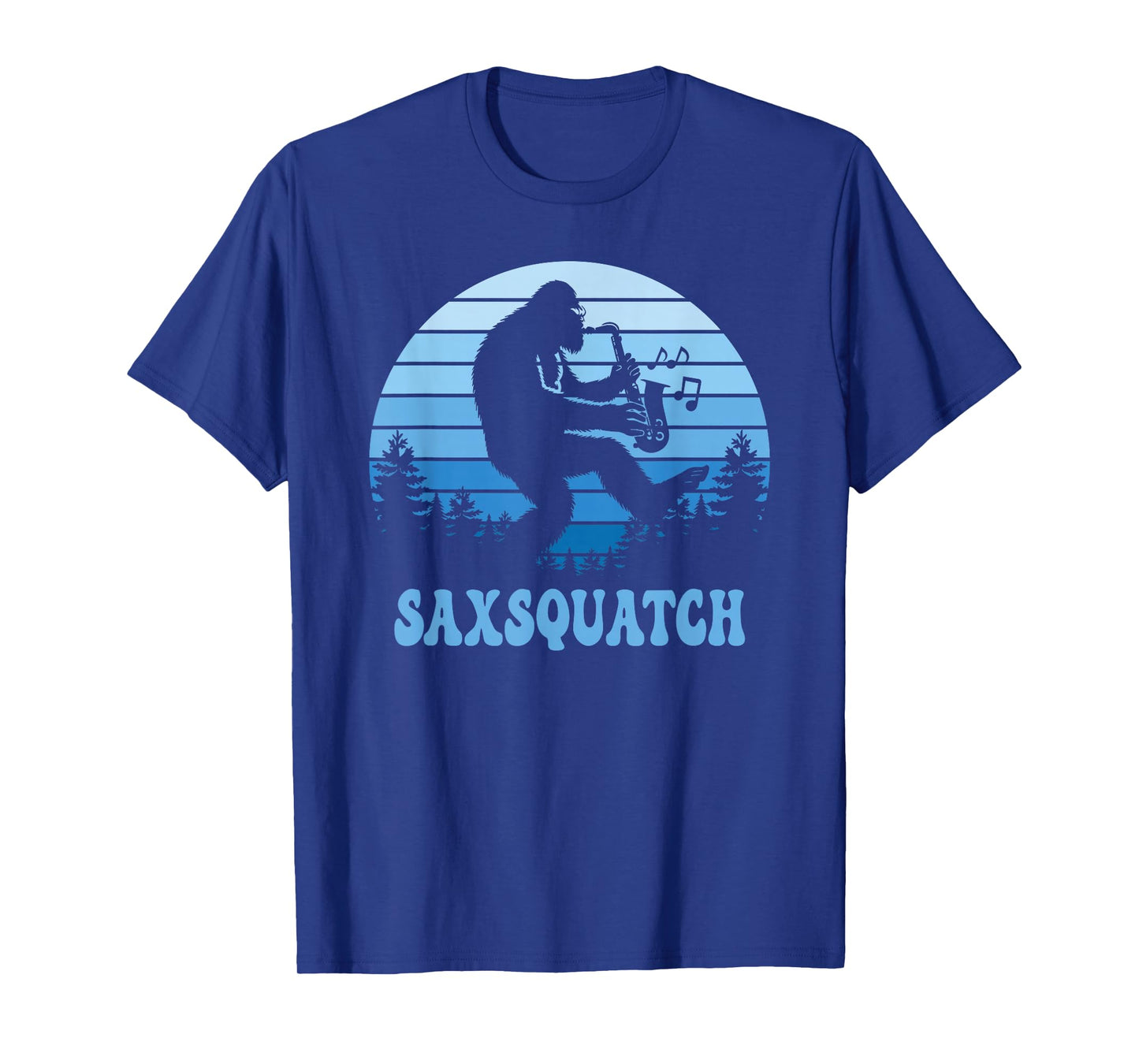 Saxsquatch Bigfoot Sasquatch Saxophonists Saxophone Lover T-Shirt