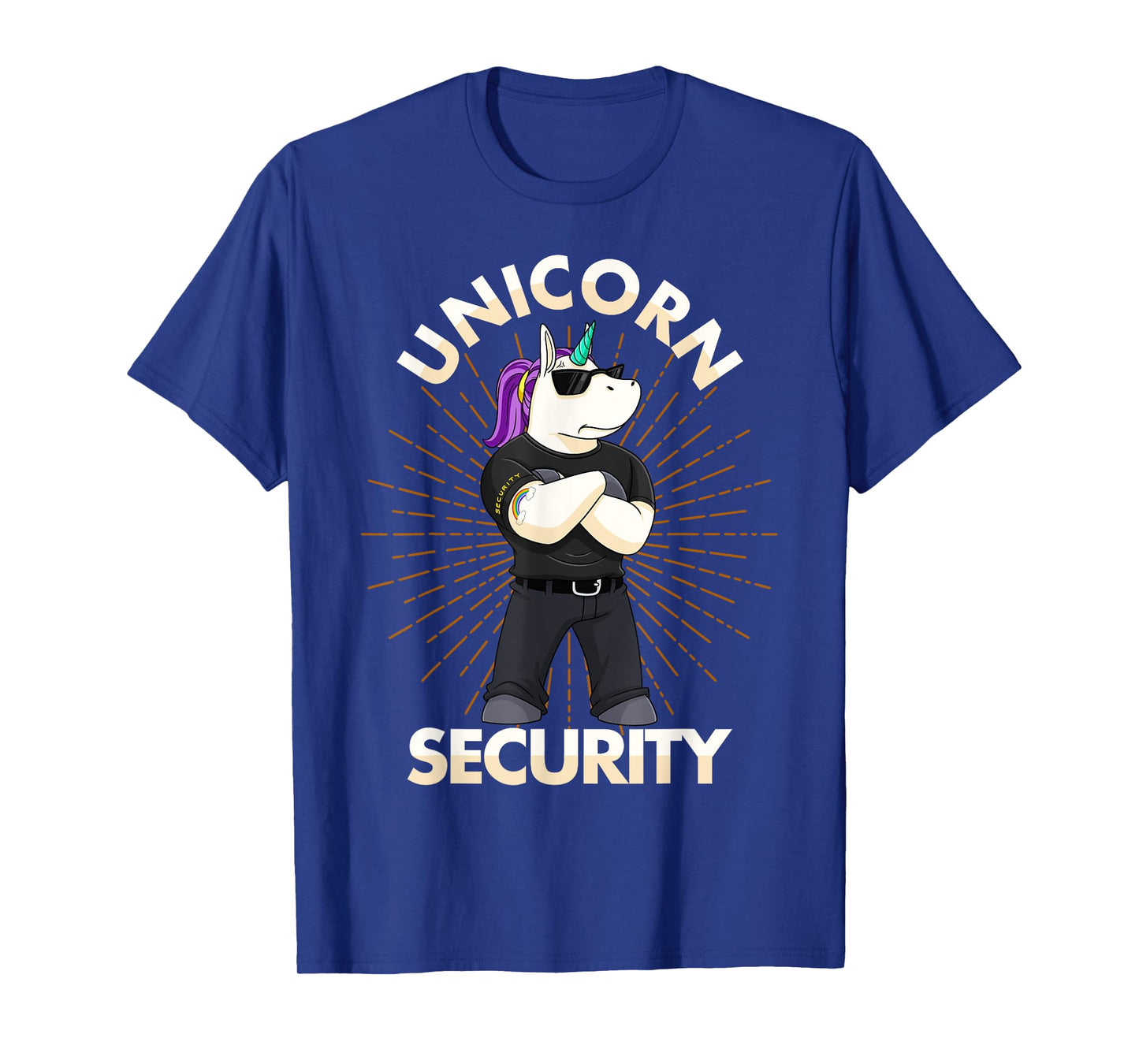Unicorn Security Birthday Mens Boys Dad Gift T-Shirt