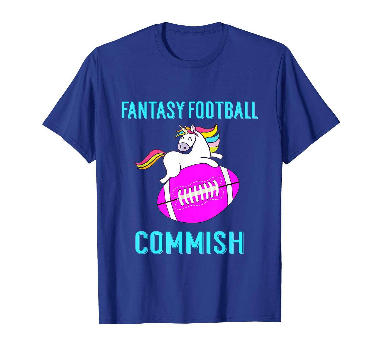 Unicorn Fantasy Football Commissioner Tshirt T-Shirt