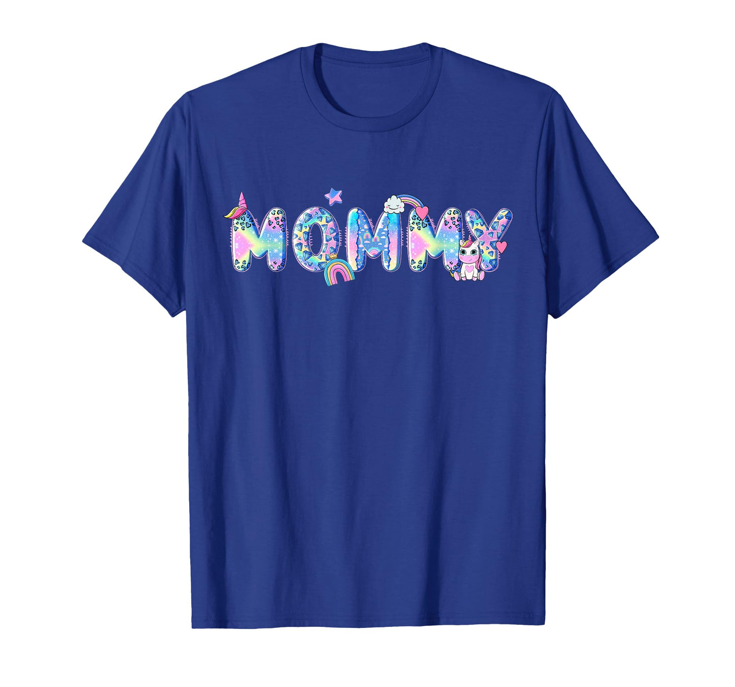 Mommy Birthday Squad Matching Unicorn Family Party T-Shirt