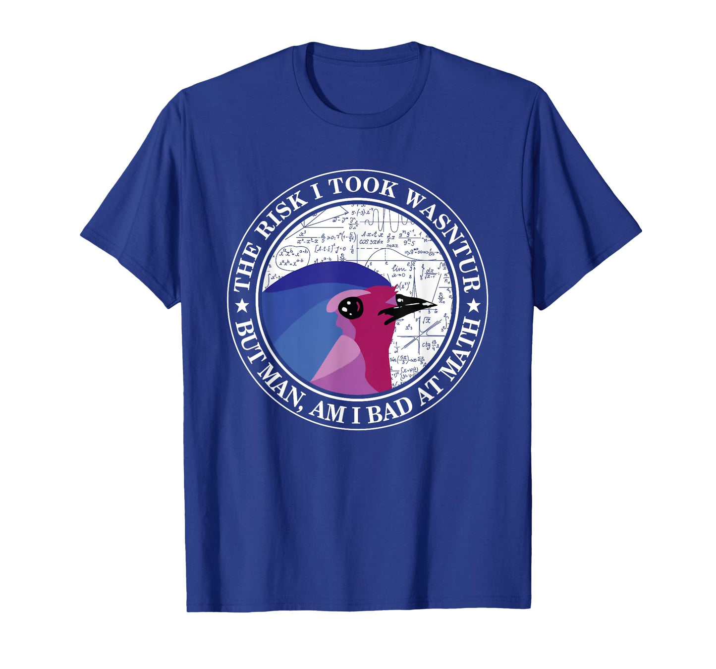 The Risk I Took Was Calculated But Man Am I Bad At Math T-Shirt