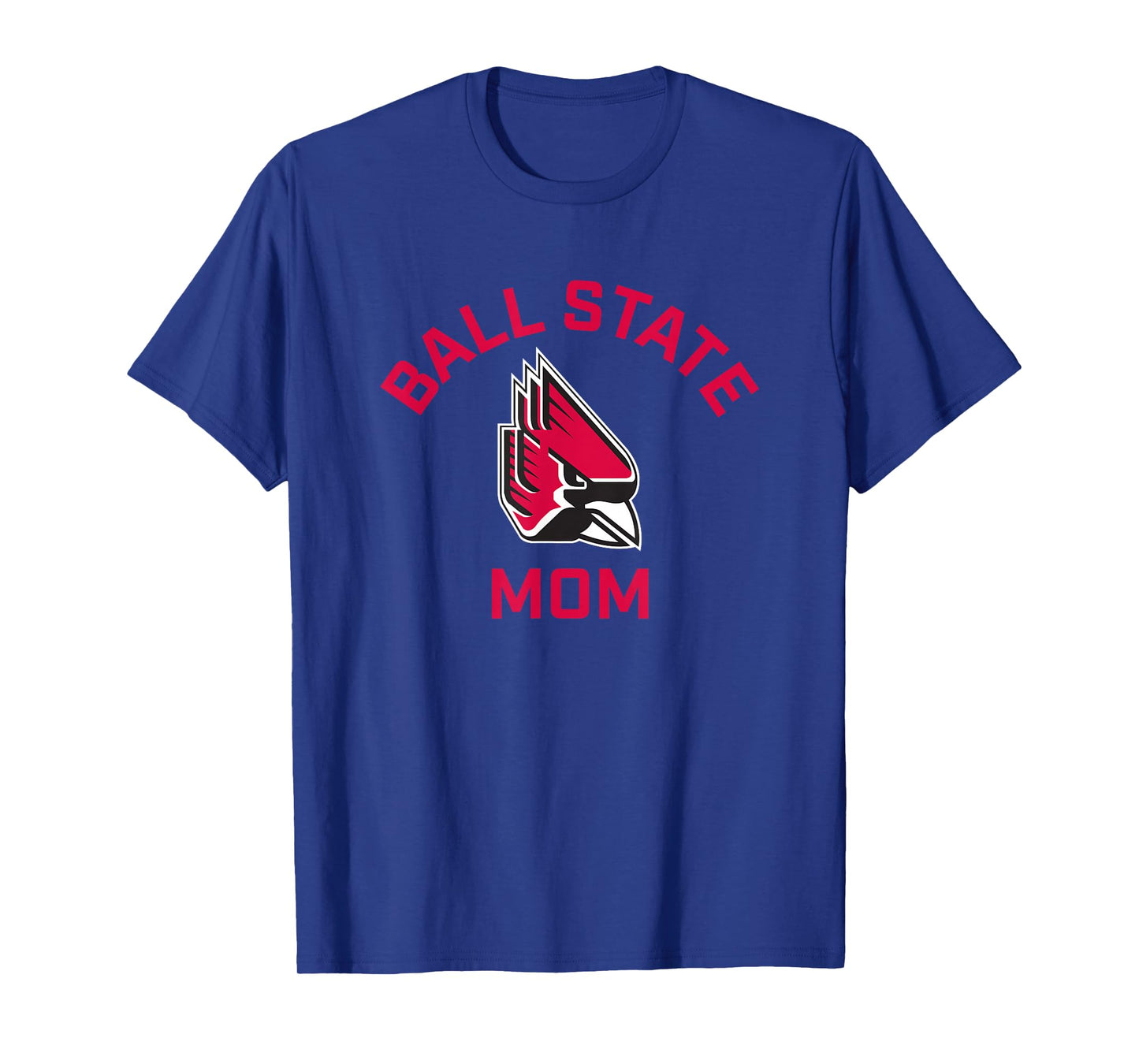 Ball State University Cardinals Arched Mom T-Shirt