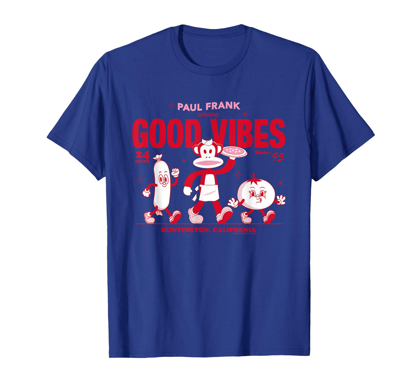 Paul Frank Julius The Monkey Serving Good Vibes California T-Shirt