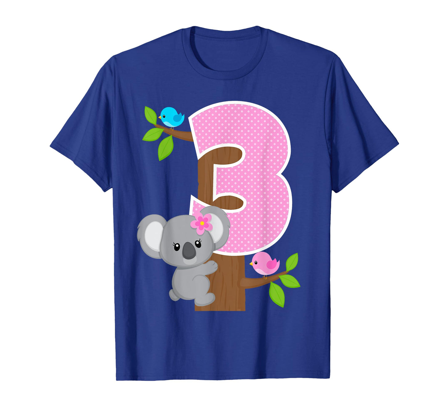 Koala Bear 3rd Birthday Girl 3 Year Old Birthday Koalas Bday T-Shirt