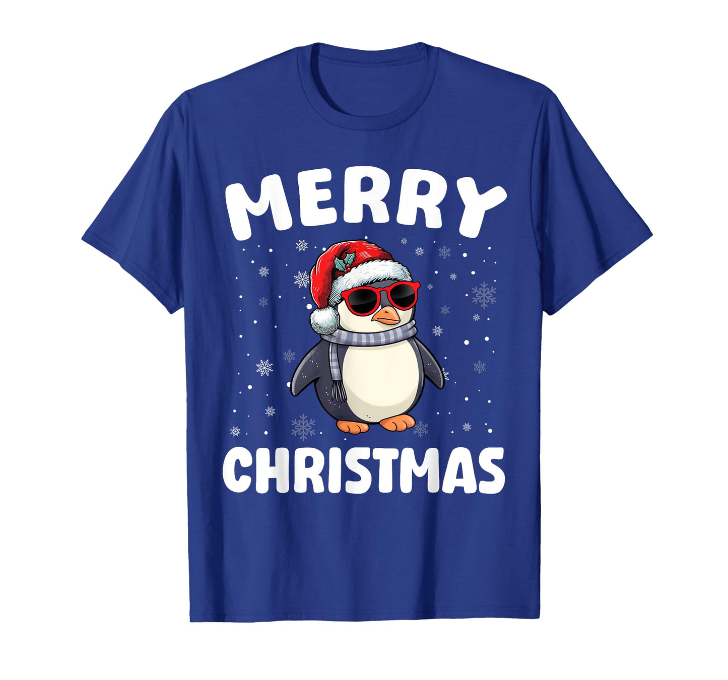 Merry Christmas Penguin Merry Xmas Funny Boy Girl Kids T-Shirt