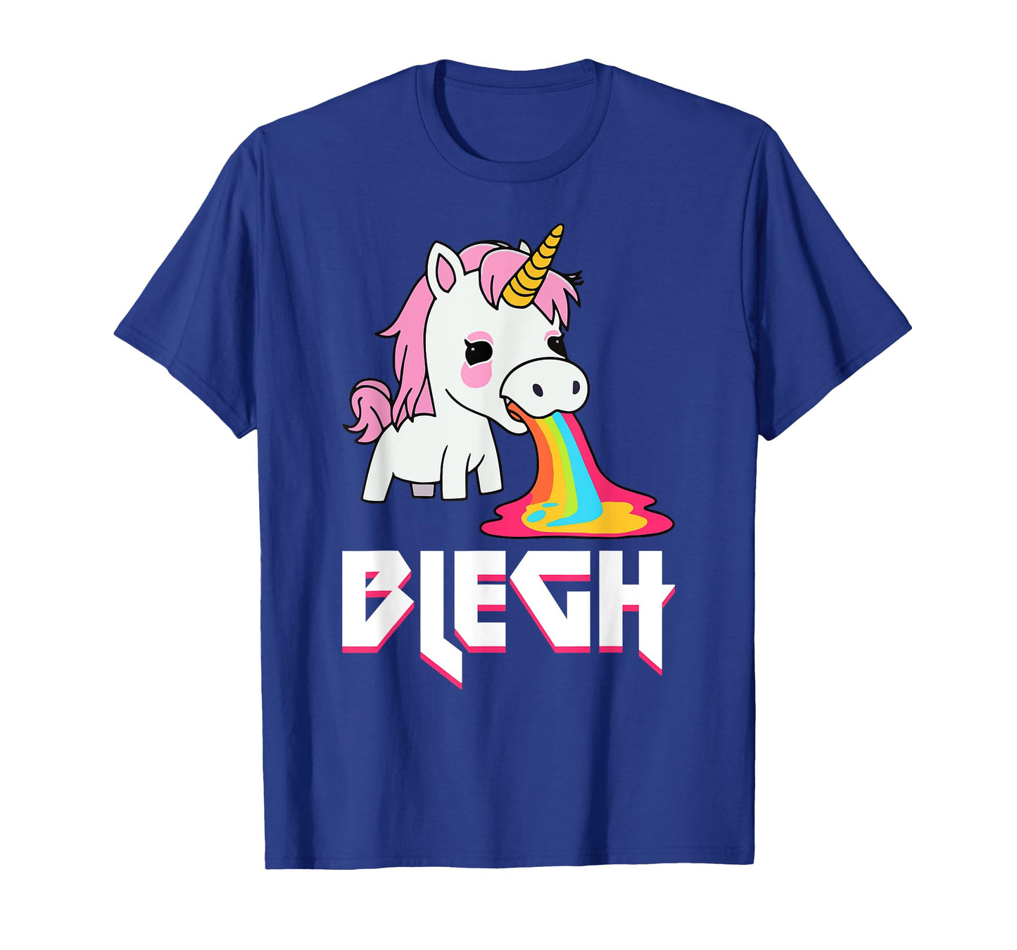 Blegh Heavy Metal Metalcore Unicorn T-Shirt