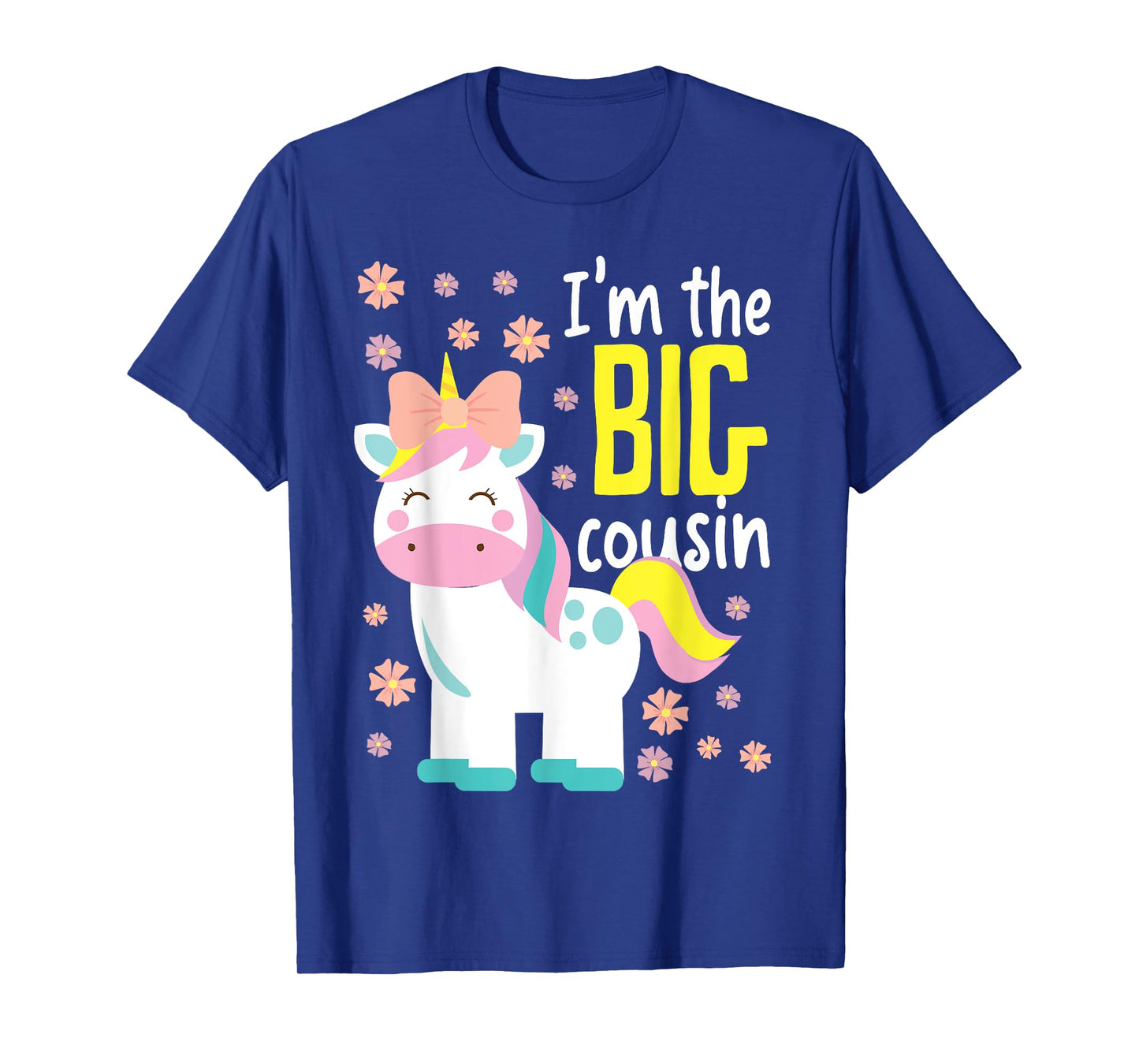 I'm The Big Cousin Cute Unicorn T-Shirt