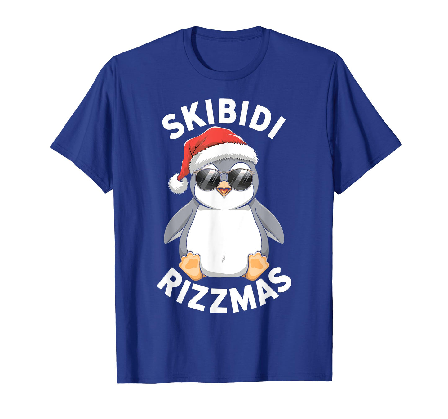 Skibidi Rizzmas Funny Christmas Christmas Season Penguin T-Shirt