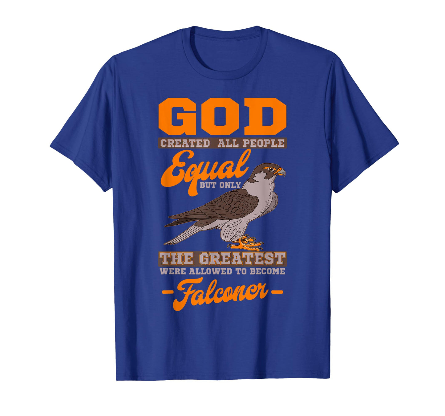 Falconer Falconry Hawking Apparel Unisex-Adults Black Modern Crew Neck Short Sleeve T-Shirt Small Hunting T-Shirt