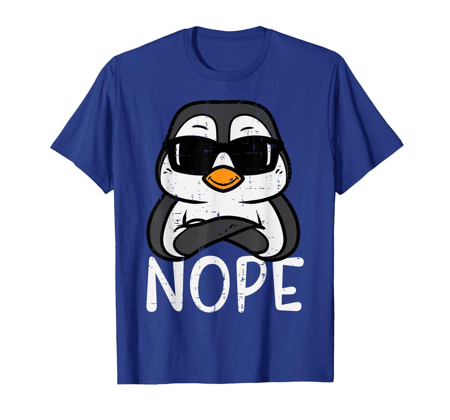 Penguin Nope Sunglasses Cool Boys Kids Toddler Men Women T-Shirt