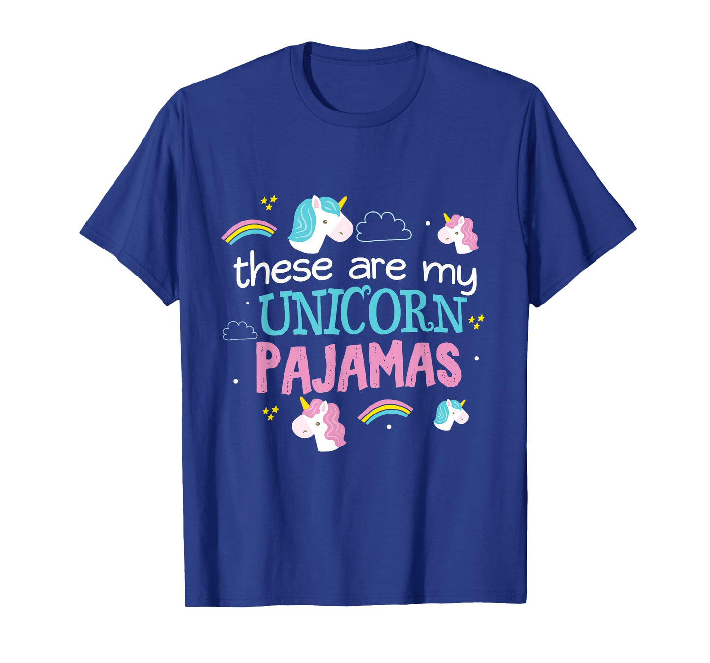 Adorable Unicorn Lover Pajama PJ Top Cute T-shirt Girls Gift T-Shirt
