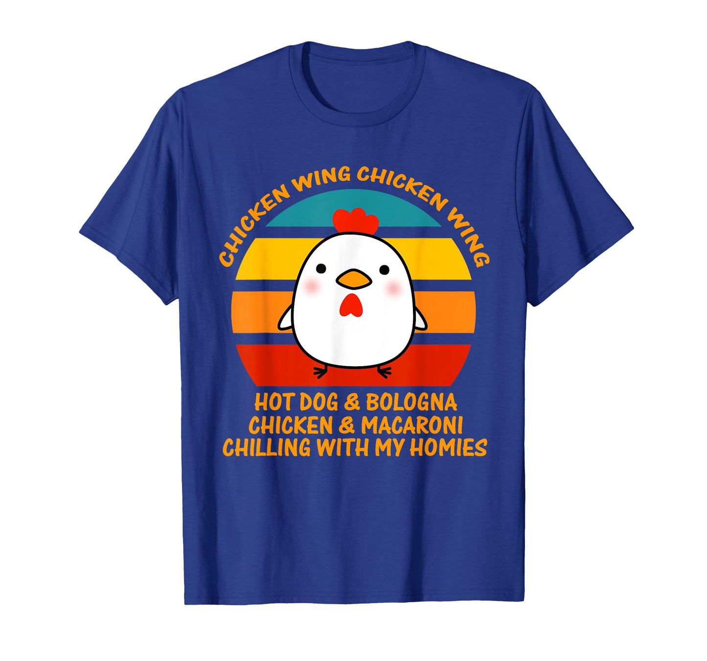 Chicken Wing Chicken Wing Hot Dog and Bologna Kids Boy Girl T-Shirt