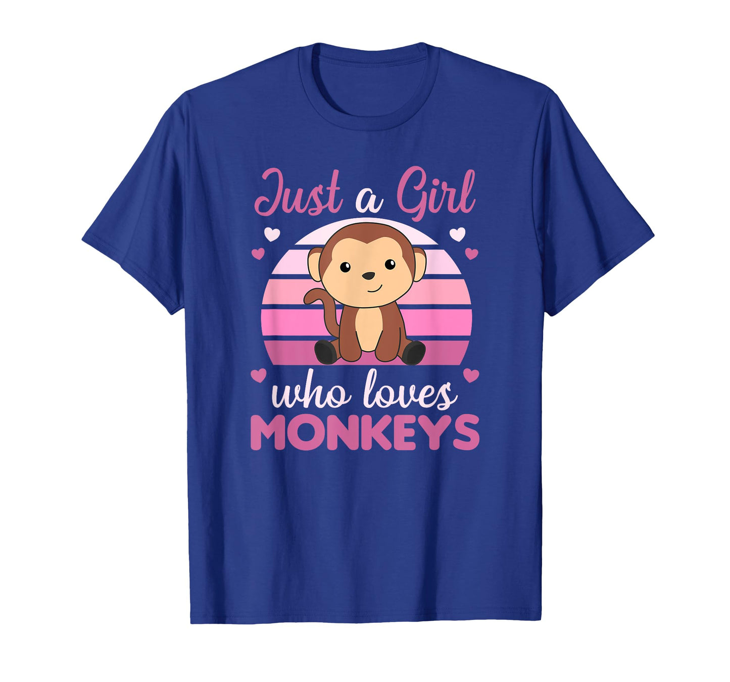 Just A Girl who loves Monkeys - Sweet Monkey T-Shirt