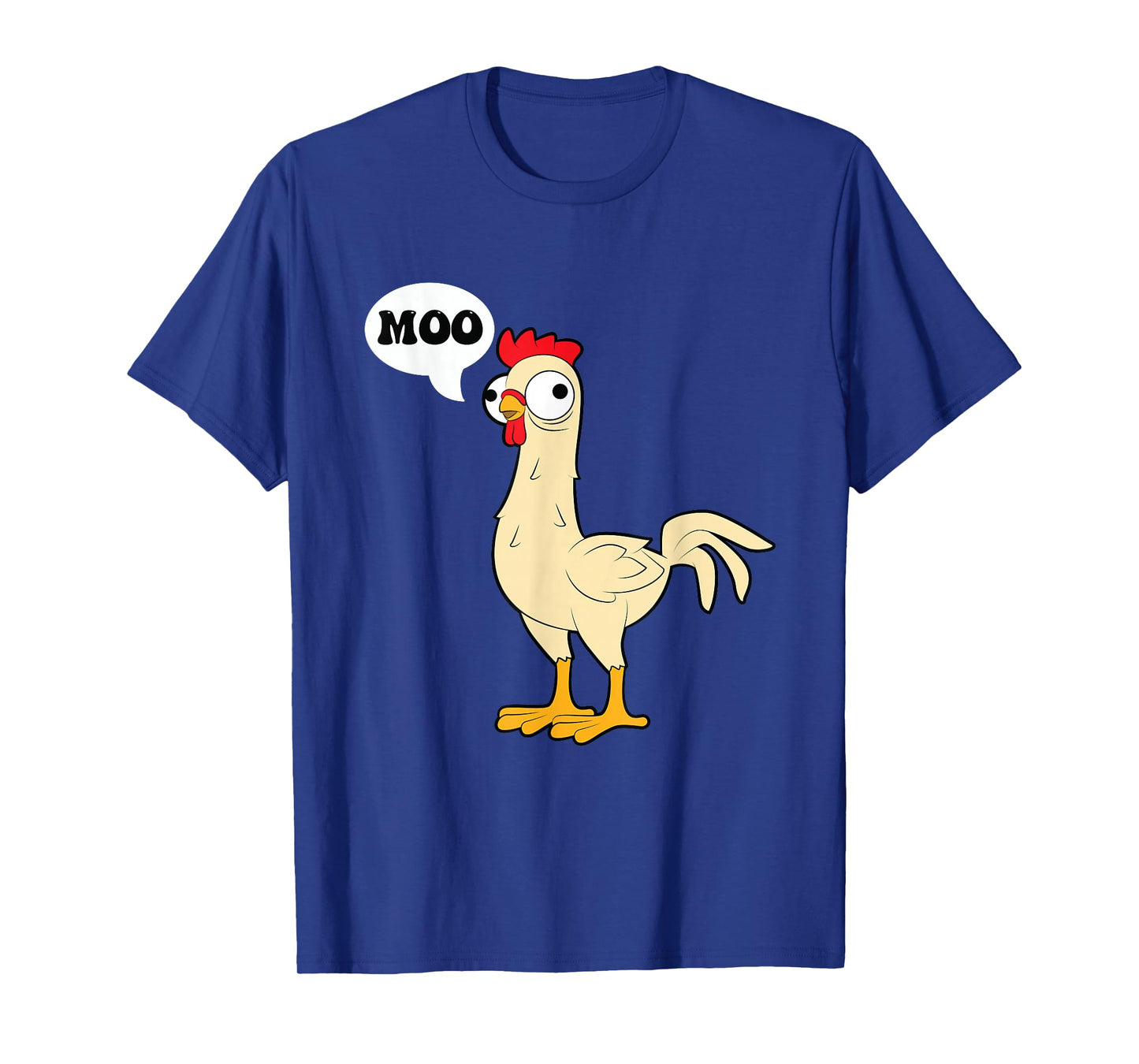 chicken - hen - fowl - cow - funny - joke - dad joke T-Shirt