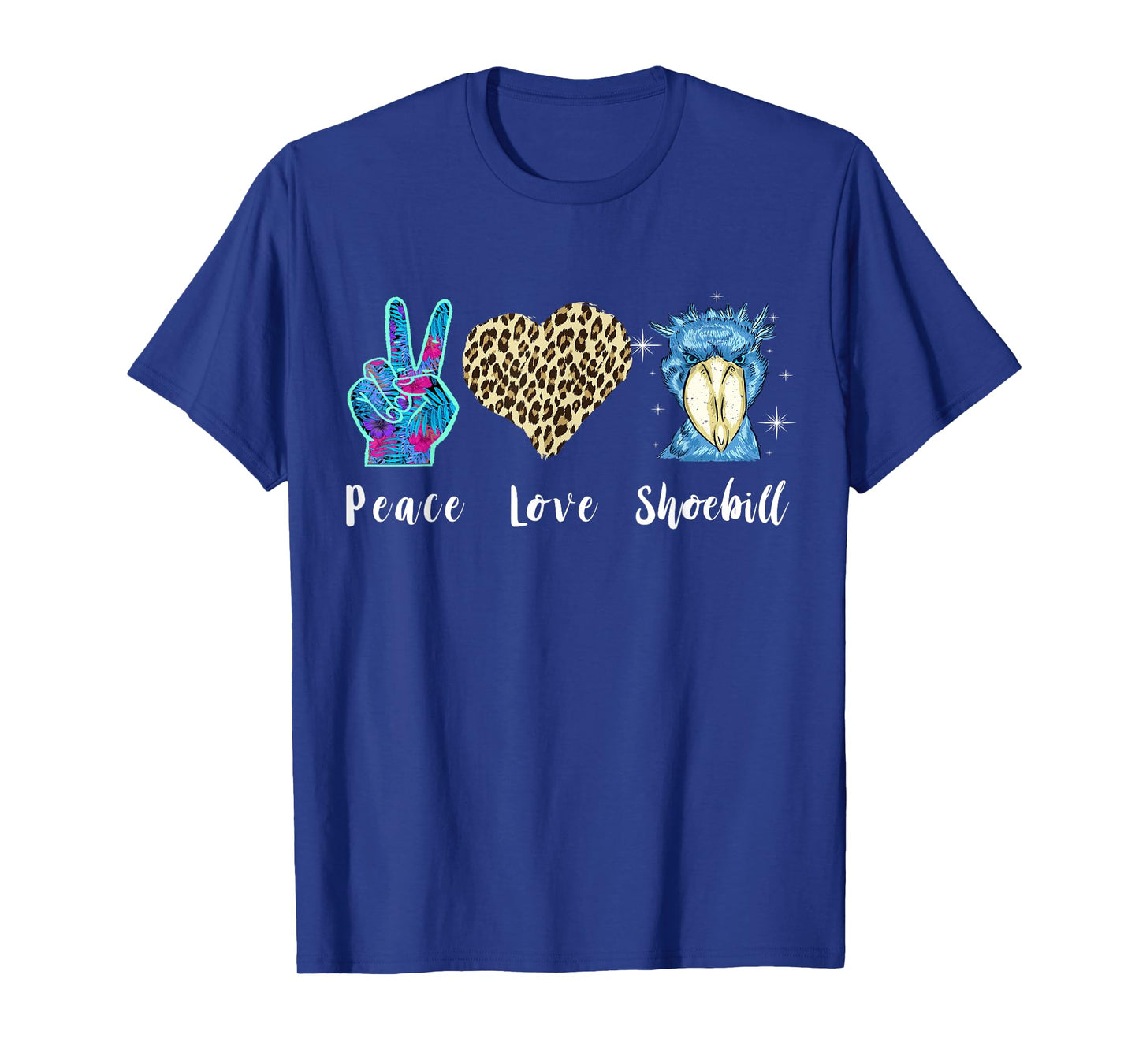 Shoebill Love Peace African Bird Shoebill Bird African Stork T-Shirt