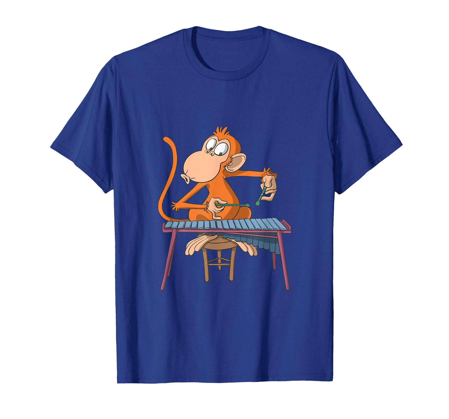 Monkey Plays Marimba Xylophone T-Shirt