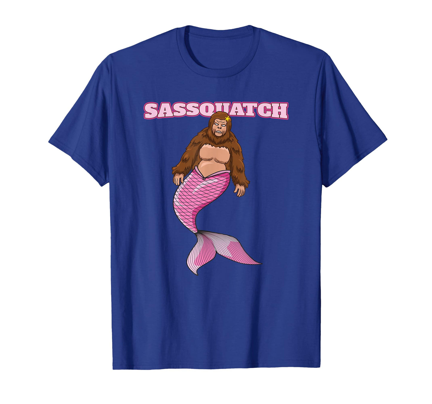 Sassquatch - Funny Bigfoot Mermaid T-Shirt