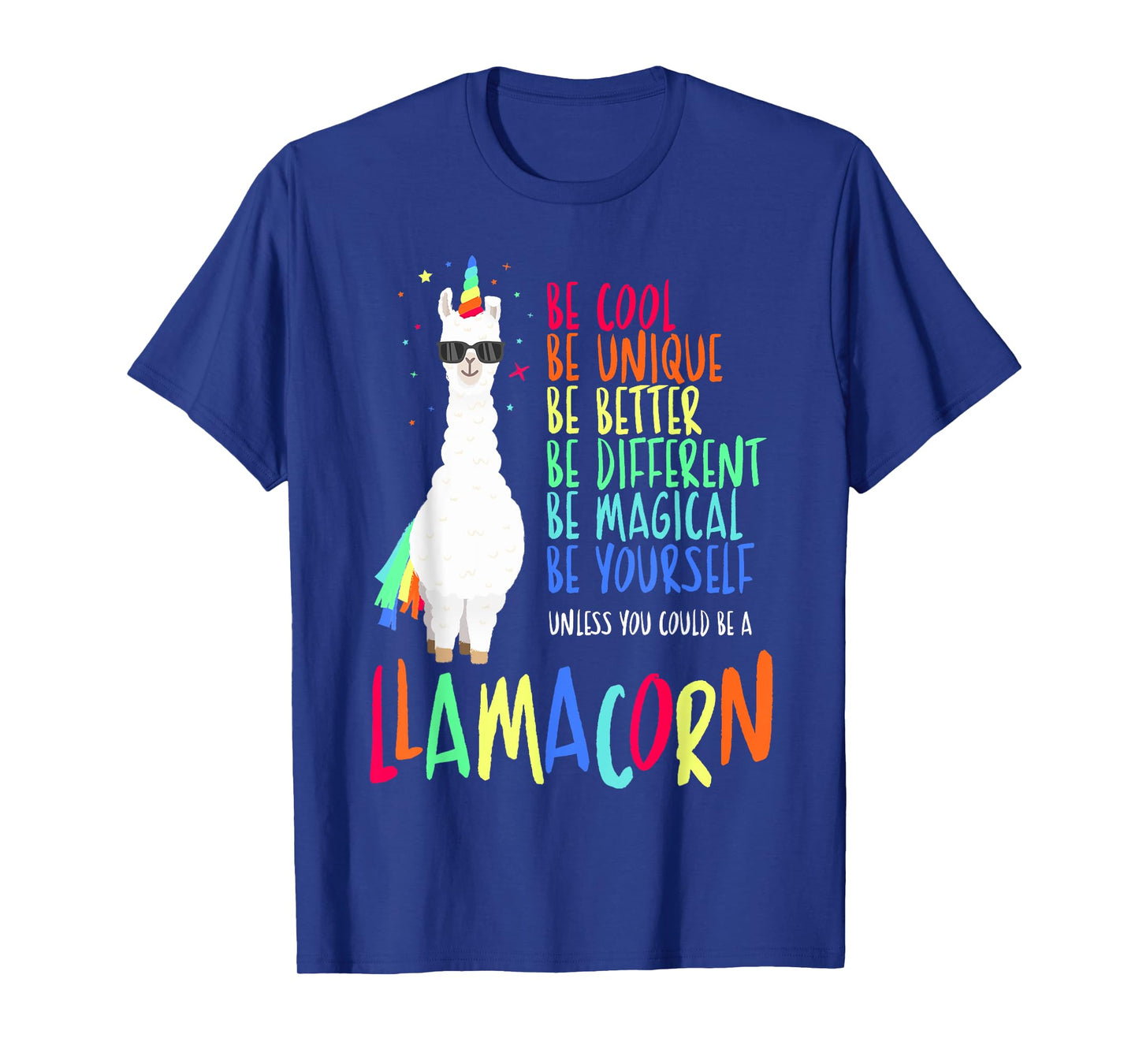 Funny Llamacorn - Funny Cute Llama Unicorn T-Shirt