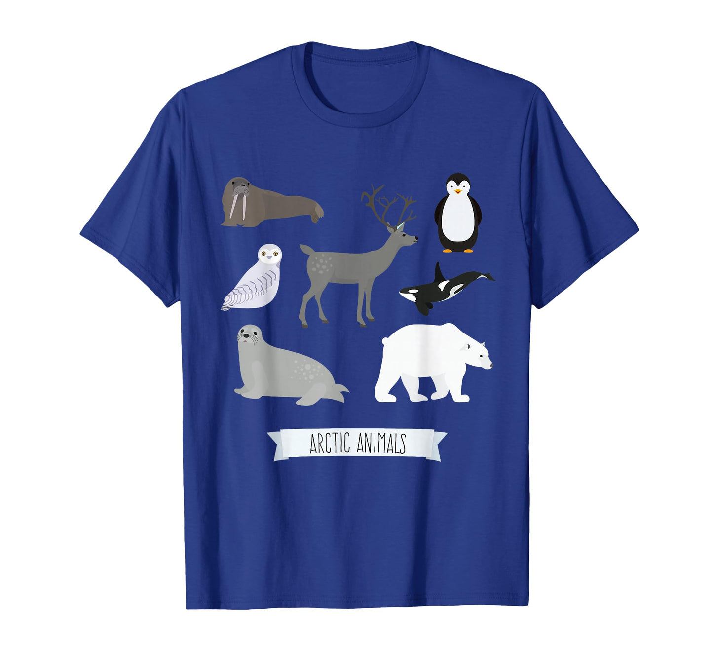 Arctic Animals Gift Walrus Penguin Polar Bear Arctic Kids T-Shirt