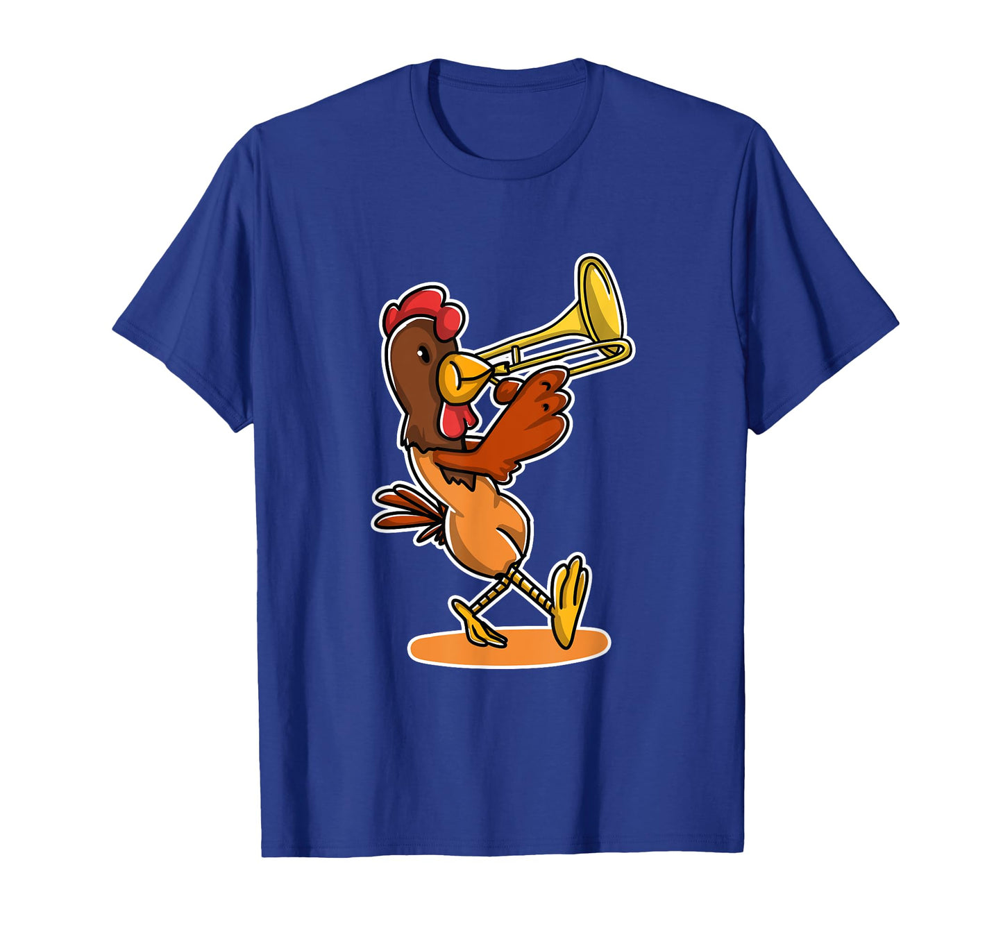 Funny Chicken Playing Trumpet Lover Gift Trumpeter Gifts T-Shirt