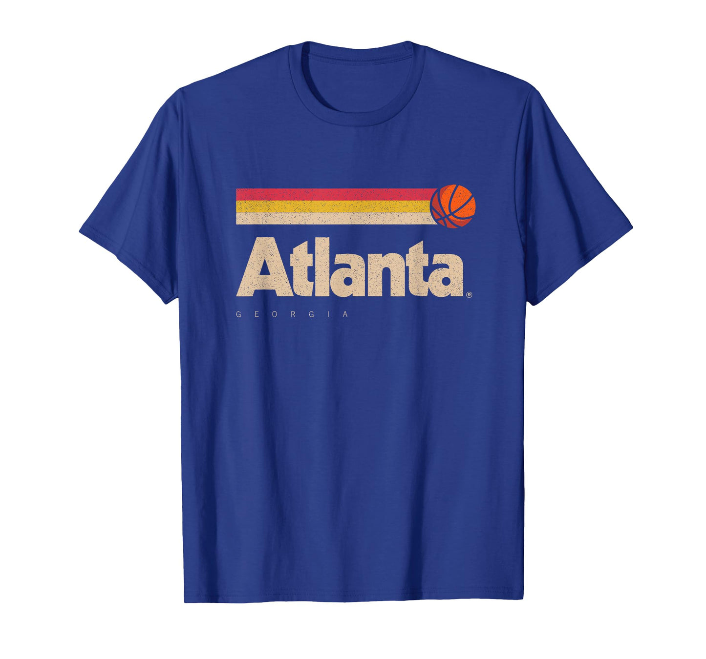 Atlanta Basketball B-Ball City Georgia Retro Atlanta T-Shirt