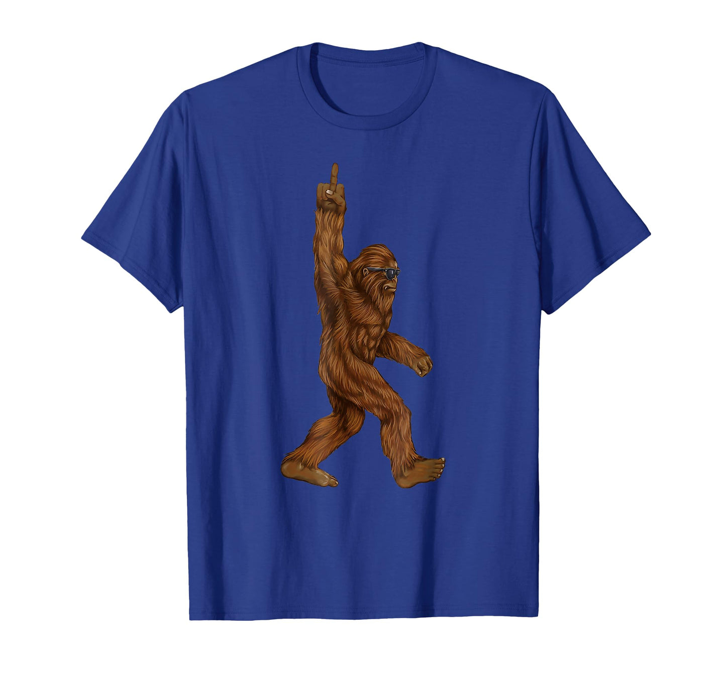 bigfoot middle finger for squatch believers funny T-Shirt