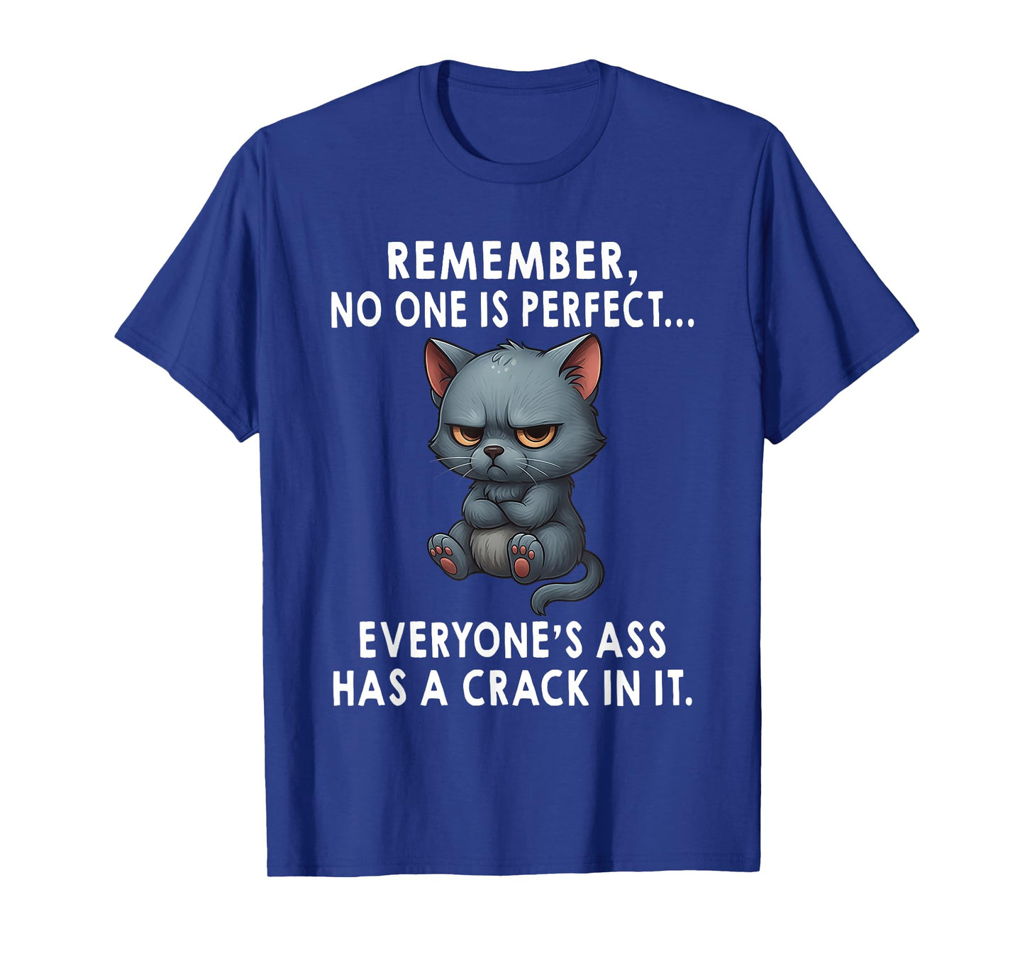 Remember No One is Perfect Everyone's Ass Has A Crack in It T-Shirt