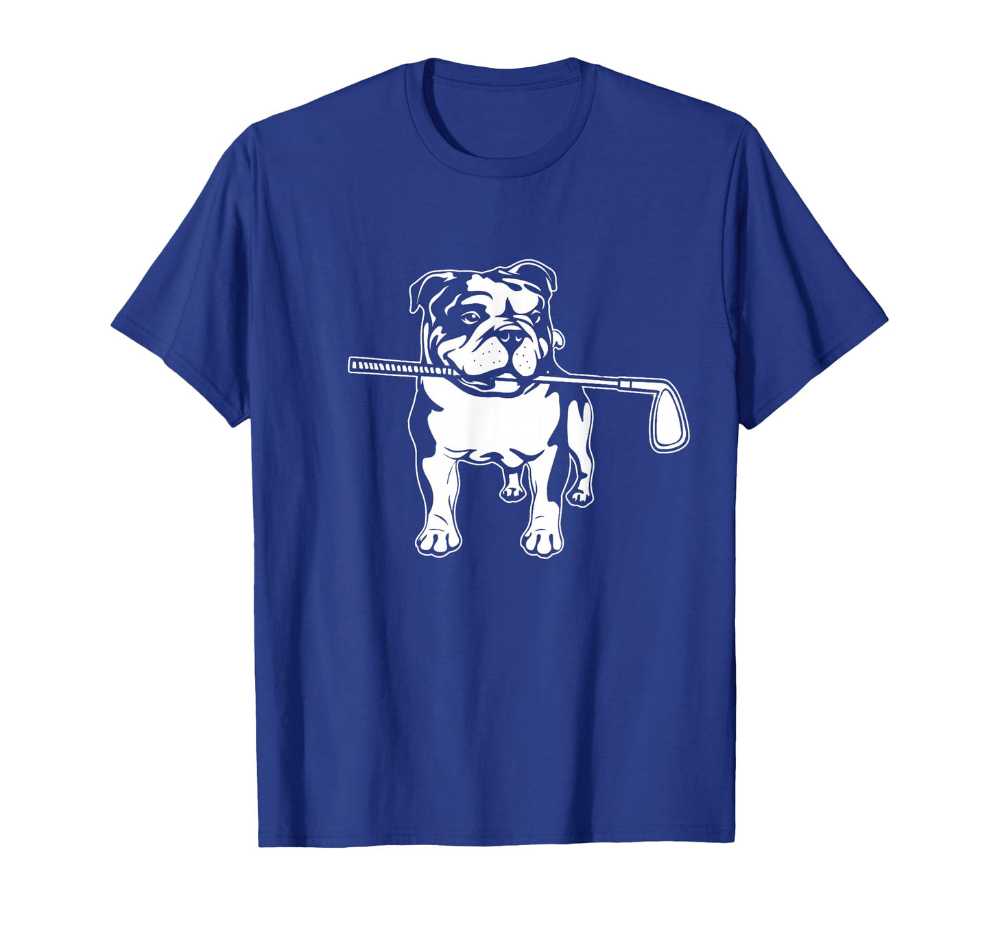 English Bulldog with Golf Clubs Dog Owner Dogs T-Shirt