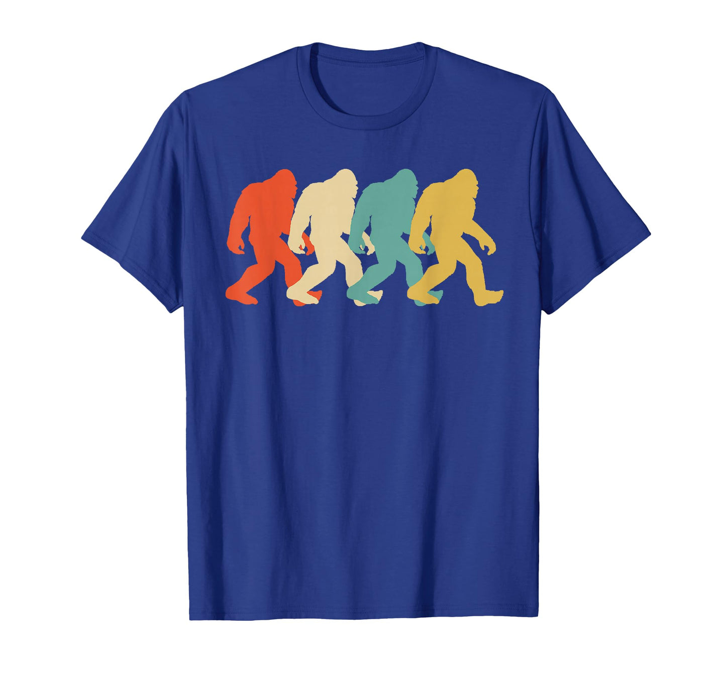 Bigfoot Silhouette Retro Pop Art Sasquatch Graphic T-Shirt T-Shirt
