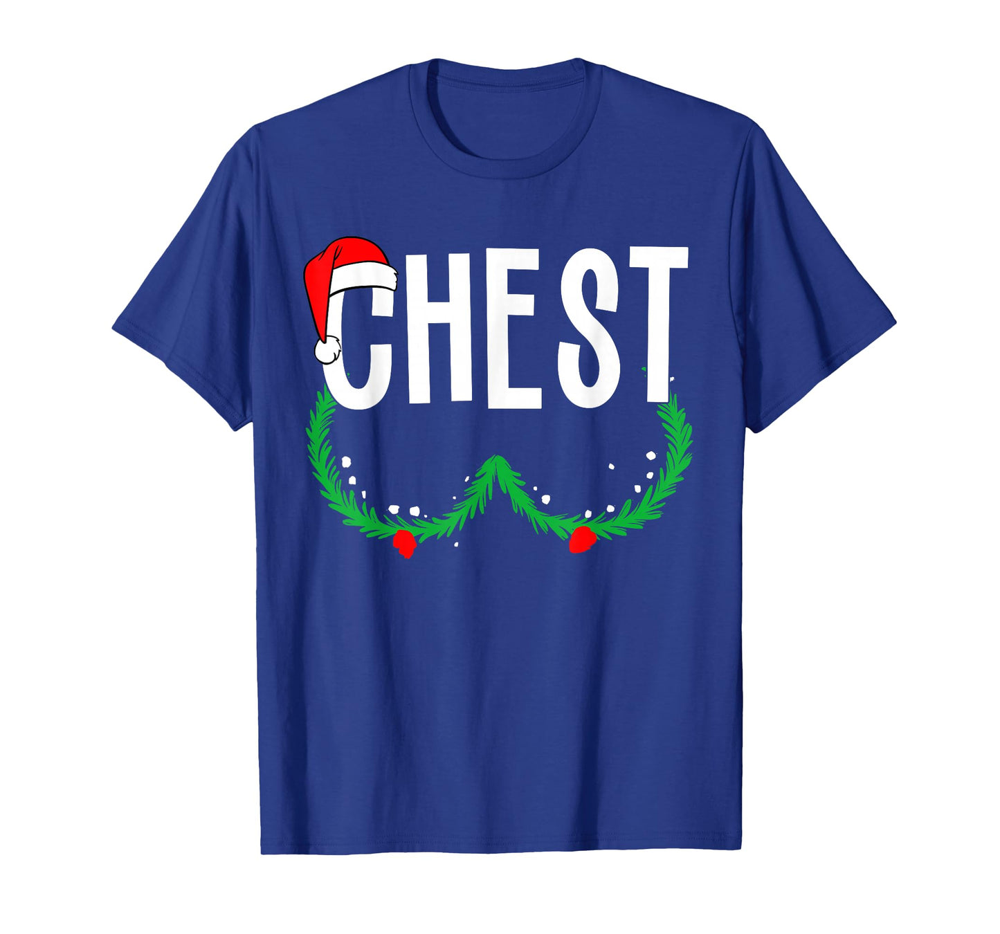 Chest Nuts Matching Chestnuts Funny Christmas Couples Chest T-Shirt