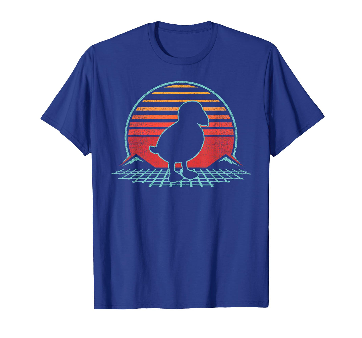 Puffin Bird Lover Animal Retro Vintage 80s Style T-Shirt