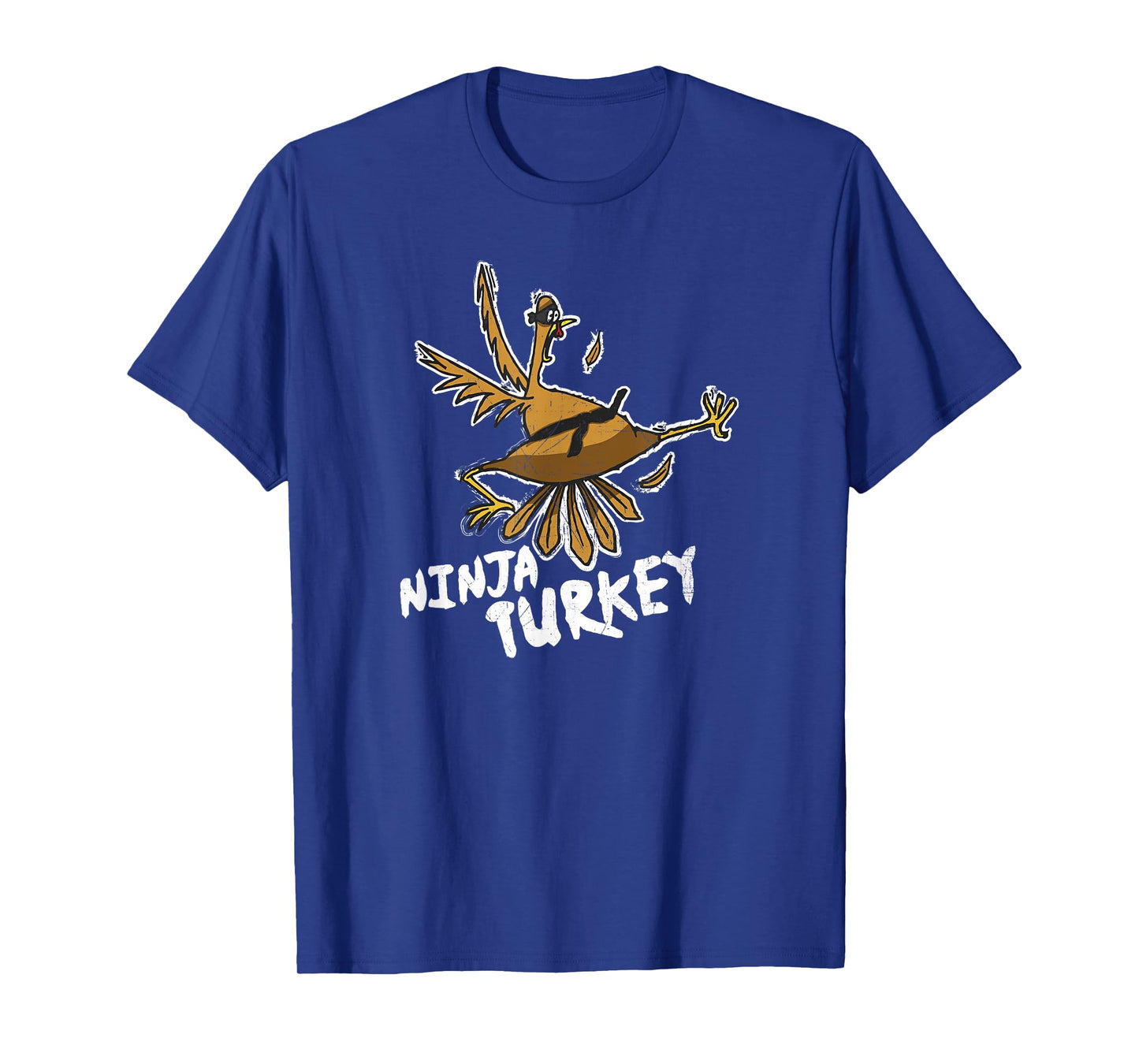 Ninja Turkey Funny Bird Thanksgiving T-Shirt