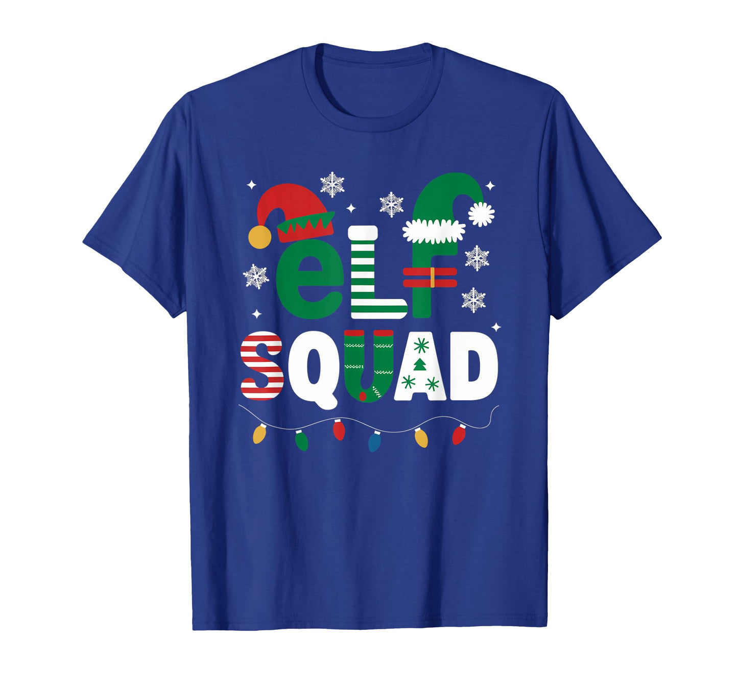 Elf Family Christmas Matching Pajamas Xmas Elf Squad Gifts T-Shirt