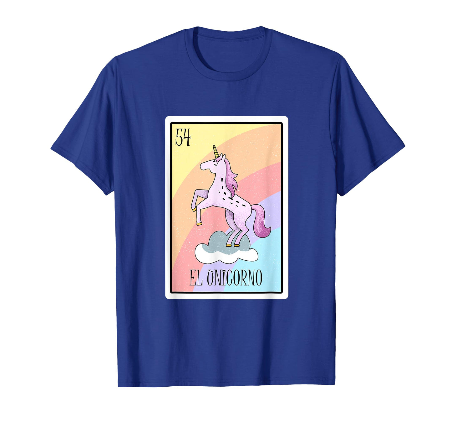 El Unicorno Lottery Gift The Unicorn Card Mexican Lottery T-Shirt