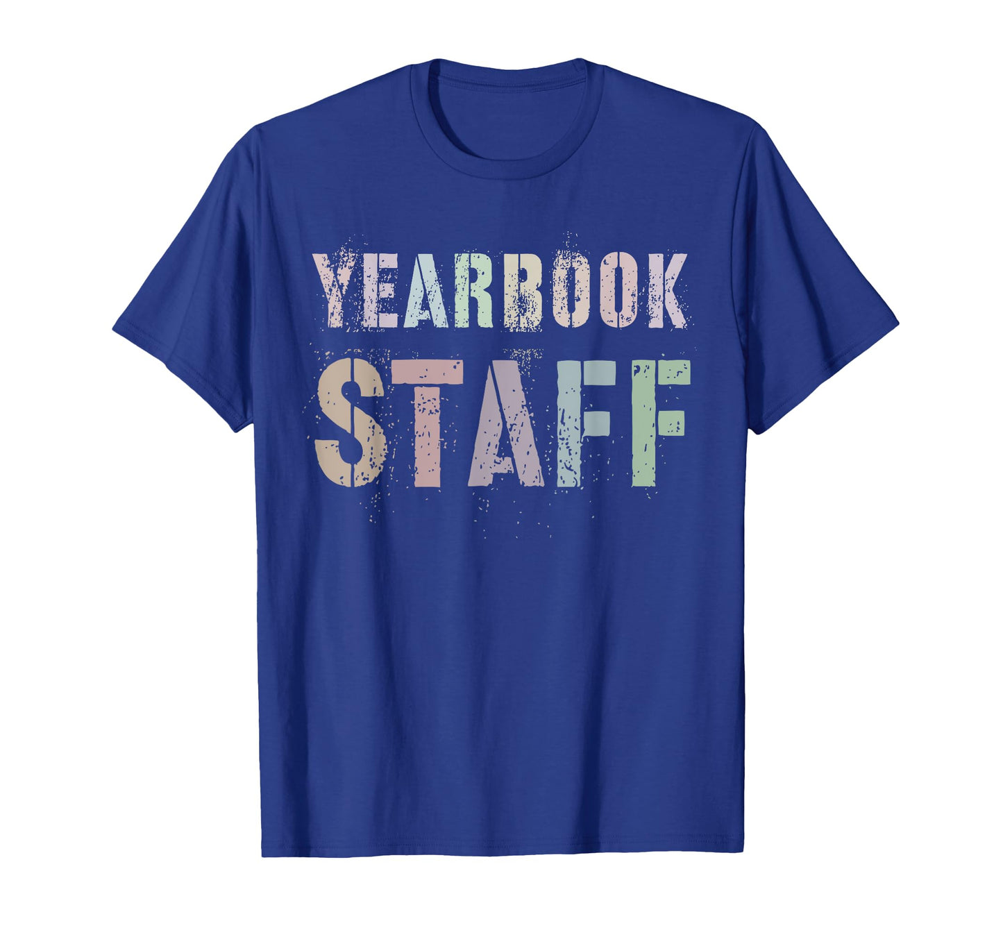 Vintage YEARBOOK STAFF Literary Club School Publication Edit T-Shirt