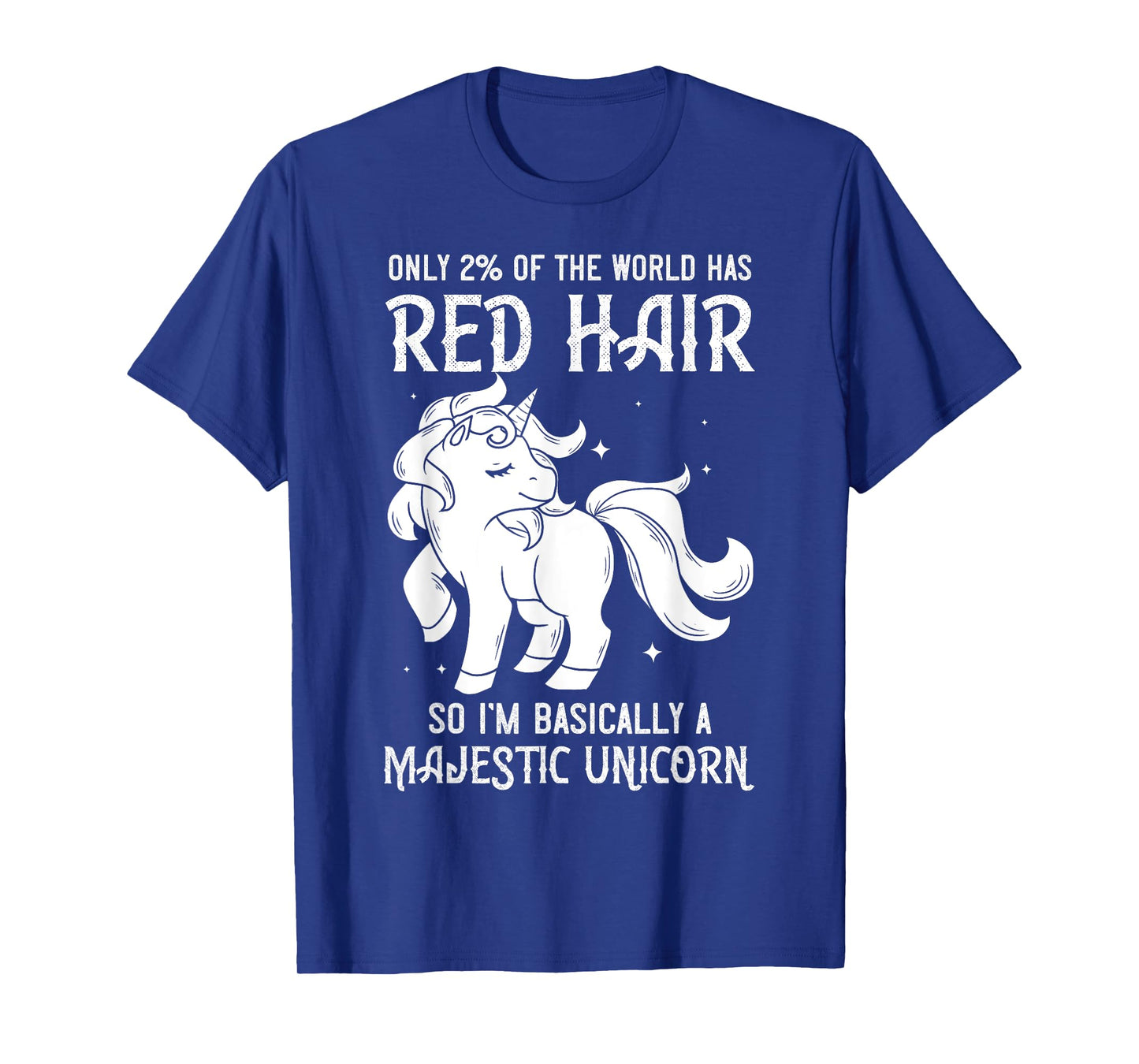 Red Hair Unicorn Gift Redhead Funny Red Headed T-Shirt