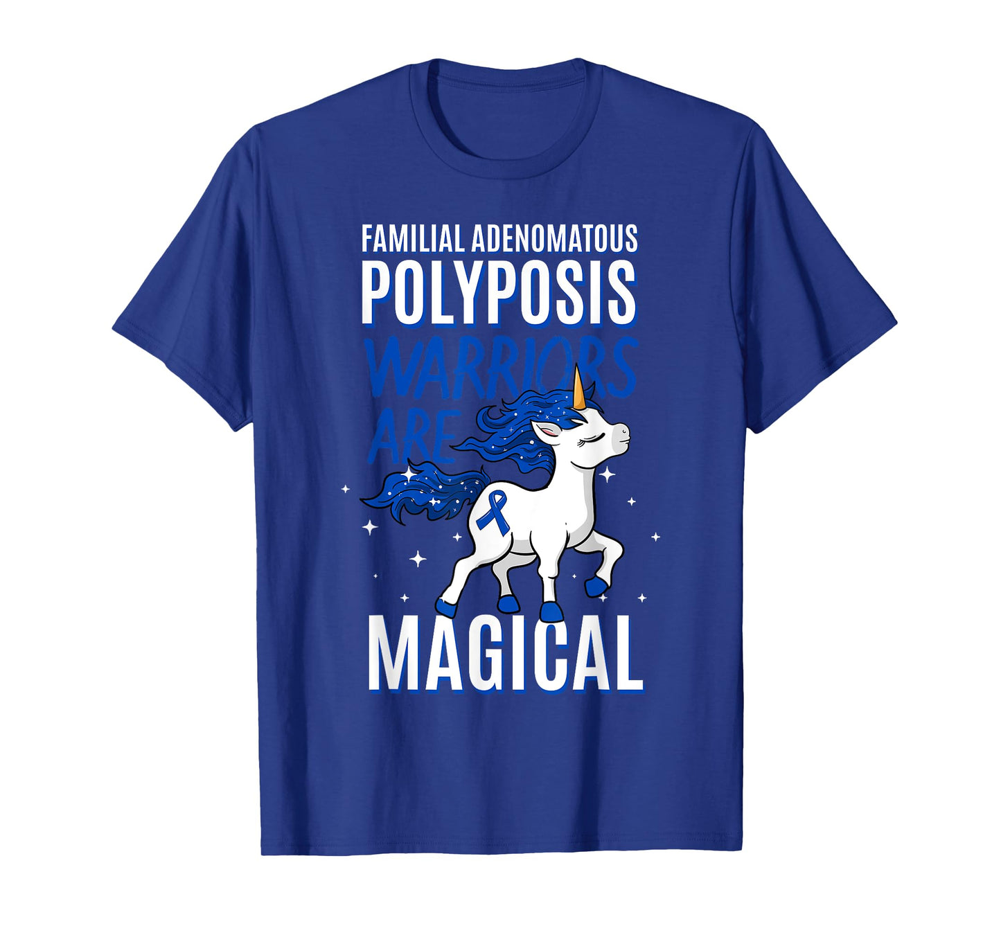 Familial Adenomatous Polyposis Warrior FAP Awareness Unicorn T-Shirt